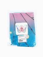 Воздушный шар фольгированный 32" «Бабочка», голубой металлик - фото 120955880