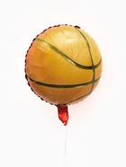 Воздушные шары фольгированные 17" «Баскетбольный мяч. Круг», набор 5 шт. - фото 120955882