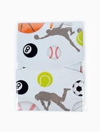 Воздушные шары фольгированные 17" «С днём рождения. Спорт», набор 5 шт., круглый - фото 809457002