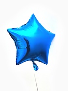 Воздушные шары фольгированные 18" «Звезда», набор 5 шт. синий  (артикул 10925471)  большой выбор товаров оптом и в розницу по низким ценам с доставкой