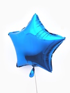 Воздушные шары фольгированные 18" «Звезда», набор 5 шт. синий  (артикул 10925471)  большой выбор товаров оптом и в розницу по низким ценам с доставкой