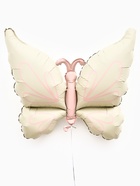 Воздушный шар фольгированный 37" «Бабочка», кремовый сатин - Фото 1