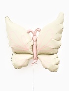 Воздушный шар фольгированный 37" «Бабочка», кремовый сатин - Фото 2