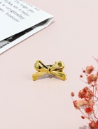 Зажим для волос «Джульет», классик бантик, 2.7 см, золото (комплект 12 шт) - фото 68975520