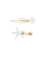 Набор для волос QF «Морская звезда», 1 зажим, 1 невидимка, 7 см, белый (комплект 3 шт) - фото 68975542