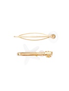 Набор для волос QF «Морская звезда», 1 зажим, 1 невидимка, 7 см, белый (комплект 3 шт) - фото 68975543