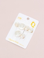 Зажимы для волос QF «Адель», набор 2 шт., 6.5 и 4 см, белые  (артикул 10932829)  большой выбор товаров оптом и в розницу по низким ценам с доставкой