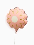 Воздушный шар фольгированный 21" «Ромашка. Золотые лепестки», набор 5 шт., розовый сатин - Фото 3