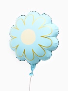 Воздушный шар фольгированный 21" «Ромашка. Золотые лепестки», набор 5 шт., голубой сатин - Фото 3