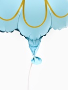 Воздушный шар фольгированный 21" «Ромашка. Золотые лепестки», набор 5 шт., голубой сатин - Фото 4