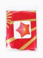 Воздушный шар фольгированный 18" «Грани. Звезда», набор 5 шт., красный сатин 10936998