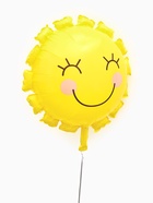 Воздушный шар фольгированный 22" «Солнышко», жёлтый 10937011