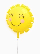 Воздушный шар фольгированный 22" «Солнышко», жёлтый 10937011
