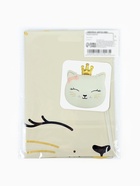 Воздушный шар фольгированный 32" «Кошечка с короной», кремовый 10937013