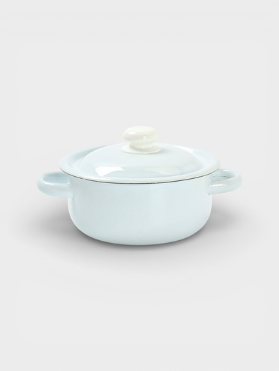 УЦЕНКА Кастрюля 1,5 л цил светлая с пл.кнопкой