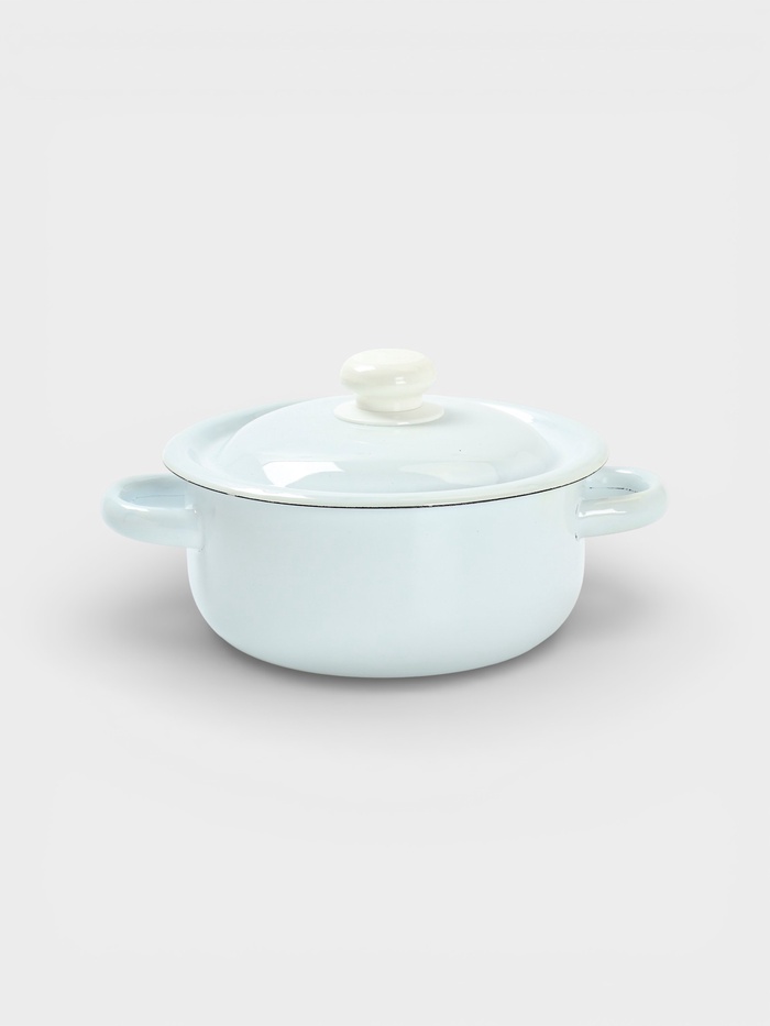 УЦЕНКА Кастрюля 1,5 л цил светлая с пл.кнопкой - Фото 1