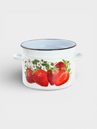 УЦЕНКА Кастрюля эмалированная, 6 л, d=23.5 см, без крышки, цилиндрическая, белая - Фото 2