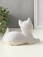 Фигурка «Кошка лежит», 13×17×12 см, гипс, серый  (артикул 10970194)  большой выбор товаров оптом и в розницу по низким ценам с доставкой