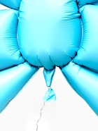 Воздушный шар фольгированный 50" «Бант», голубой, матовый - фото 120956142