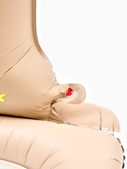 Воздушный шар фольгированный 32" «Цифра 1 с мишкой», под воздух, бежевый - фото 120956177