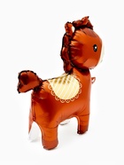 Воздушный шар фольгированный 3D 25" «Лошадка», под воздух, коричневый 10936834