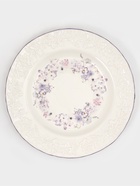 Тарелка Purple gardens, d=26 см, фарфор, белая - фото 68179582