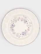 Тарелка Purple gardens, d=26 см, фарфор, белая - Фото 4