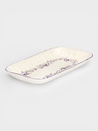 Блюдо сервировочное Purple gardens, 25×14×2.5 см, фарфор, белое  (артикул 10939757)  большой выбор товаров оптом и в розницу по низким ценам с доставкой