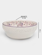 Салатник Purple gardens, 15×7 см, 700 мл, фарфор, белый  (артикул 10939758)  большой выбор товаров оптом и в розницу по низким ценам с доставкой