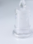 Светодиодная свеча LED - ночник RISALUX «С подтёками», 3?LR41, прозрачный, 3.5?3.5?7.2 см (комплект 4 шт) - фото 68179590