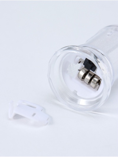 Светодиодная свеча LED - ночник RISALUX «С подтёками», 3×LR41, прозрачный, 3.5×3.5×7.2 см