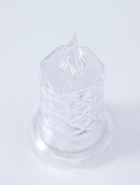 Светодиодная свеча LED - ночник RISALUX «С подтёками, грани», 3?LR41, прозрачный, 3.5?3.5?7 см (комплект 4 шт) - фото 68179599