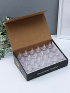 Светодиодная свеча LED - ночник RISALUX «С подтёками, грани», 3?LR41, прозрачный, 3.5?3.5?7 см (комплект 4 шт) - фото 68179601