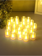 Светодиодная свеча LED - ночник RISALUX «Полосы», 3×LR1130, прозрачный, перламутр, 3.7×3.7×4.5 см - Фото 6