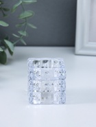 Светодиодная свеча LED - ночник RISALUX «В кубе», 3?LR1130, прозрачный, 4.7?4.7?4.7 см (комплект 2 шт) - фото 68179613