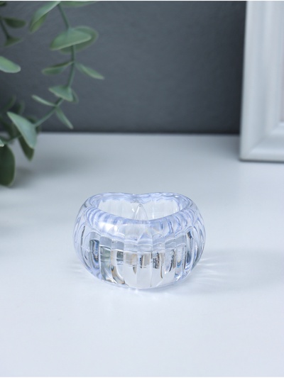 Светодиодная свеча LED - ночник RISALUX «Сердце в льдинке», 3×LR1130, прозрачный, 5.5×5.5×3.3 см