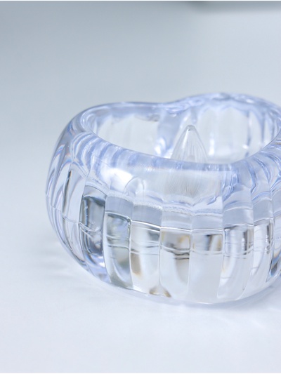 Светодиодная свеча LED - ночник RISALUX «Сердце в льдинке», 3×LR1130, прозрачный, 5.5×5.5×3.3 см