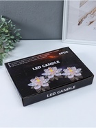 Светодиодная свеча LED - ночник RISALUX «В лотосе», 3×LR1130, прозрачный, 10.5×10.5×4.5 см 10916115