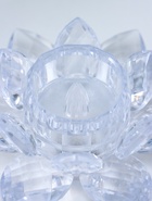 Светодиодная свеча LED - ночник RISALUX «В лотосе», 3×LR1130, прозрачный, 10.5×10.5×4.5 см - фото 809457616