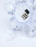 Светодиодная свеча LED - ночник RISALUX «В лотосе», 3×LR1130, прозрачный, 10.5×10.5×4.5 см - фото 809457617