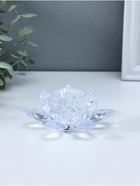 Светодиодная свеча LED - ночник RISALUX «В лотосе», 3×LR1130, прозрачный, 10.5×10.5×4.5 см - Фото 7