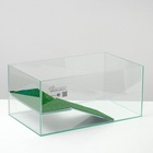 УЦЕНКА Террариум для черепах 45 литров, с крышкой, полкой и лесенкой, 55×33×25 см 10984634