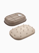 УЦЕНКА Лоток для кошек Фур-Мур 48×35.5 см с сеткой, Soft-touch, капучино - Фото 4