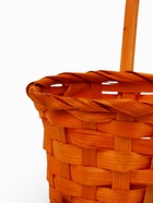 Корзина плетеная 13 х 13 х 9,5 см, ручка h=21 см, оранжевый (комплект 2 шт) - фото 68179662