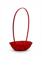 Корзина плетеная 20 х 20 х _ см, ручка h=21 см красный - фото 68179695