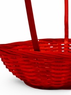 Корзина плетеная 20 х 20 х _ см, ручка h=21 см красный - фото 68179698
