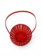 Корзина плетеная 20 х 20 х _ см, ручка h=21 см красный - фото 68179700