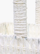 Набор корзин 3 шт пластик 25х16х11 22х13х9 19х10х7,5 см ручка h=10 см белый квадрат - фото 68179720