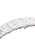 Набор корзин 3 шт пластик 25х16х11 22х13х9 19х10х7,5 см ручка h=10 см белый квадрат - фото 68179721