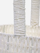 Корзина плетёная для хранения Kos, с ручкой, пластиковая, белая, набор 3 шт., Greengo - фото 68975664